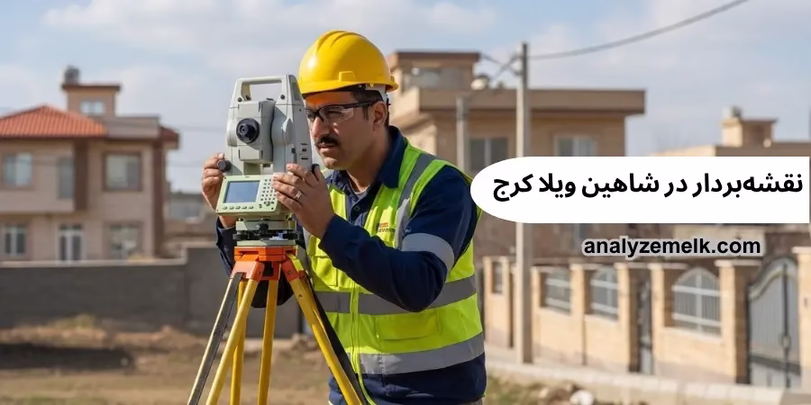 نقشه‌بردار در شاهین ویلا کرج | خدمات utm در شاهین ویلا کرج