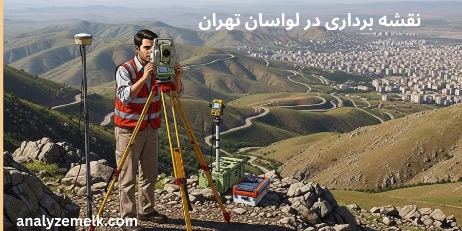 نقشه برداری در لواسان تهران